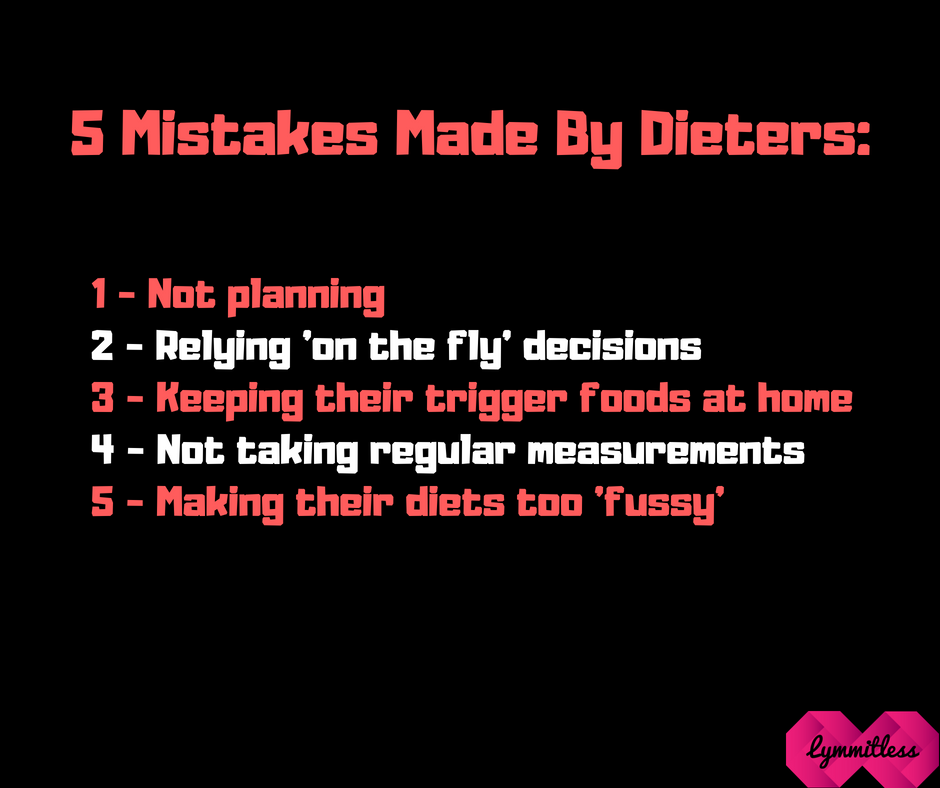 5 Mistakes Made By Dieters: